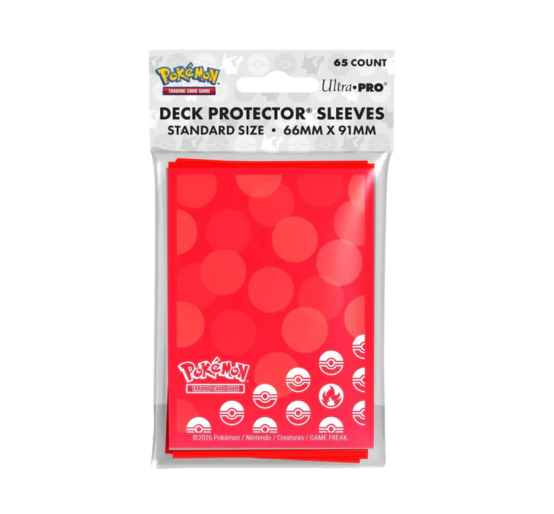 Ultra Pro Pokemon TCG Energy 65ct Deck Protector Sleeves Fire Type