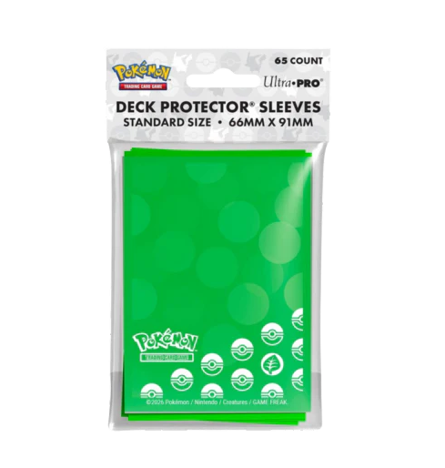 Ultra Pro Pokemon TCG Energy 65ct Deck Protector Sleeves Grass Type