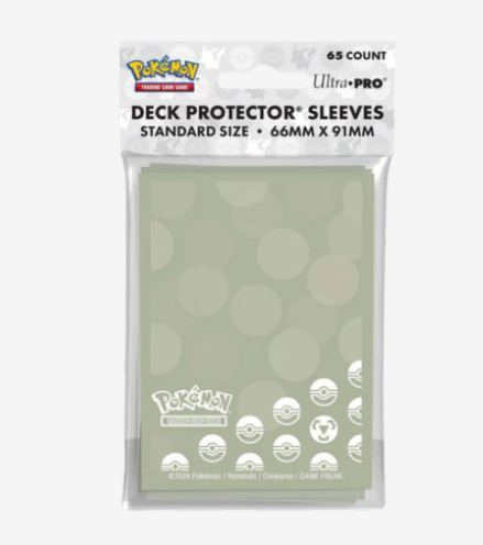Ultra Pro Pokemon TCG Energy 65ct Deck Protector Sleeves Metal Type