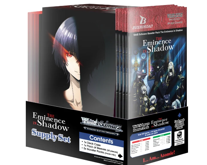 Weiss Schwarz The Eminence in Shadow Supply Set