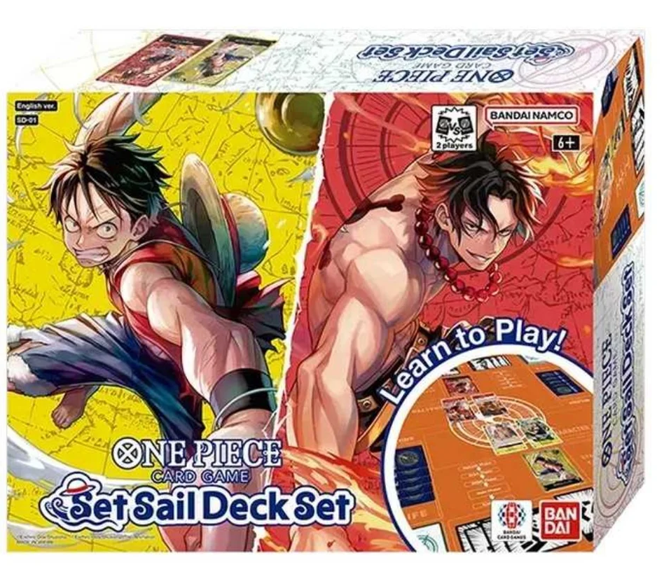 One Piece Card Game: Set Sail Deck Set Display [SD-01]