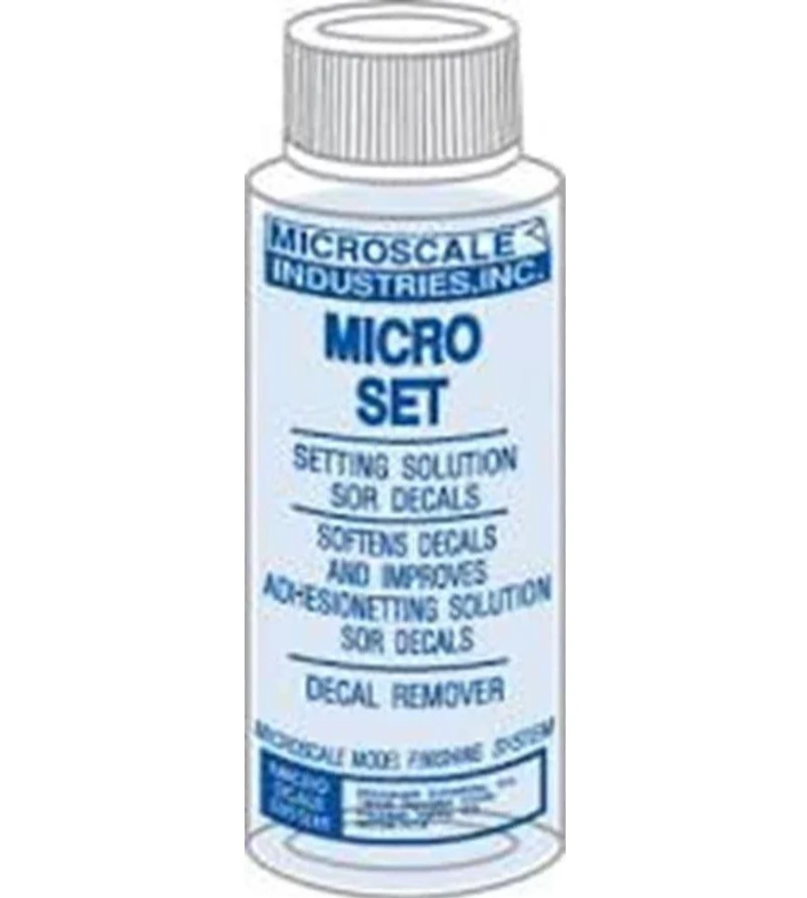 MICROSCALE Micro Set Solution - 1oz. Bottle (Decal Setting Solution/Remover)