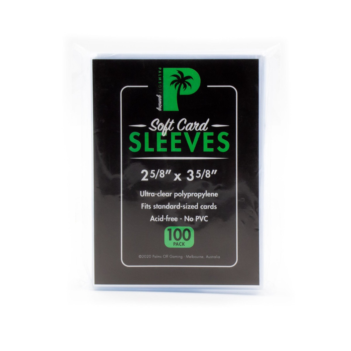 Soft Card Sleeves (Penny Sleeves) - Standard Size - 100pc - Palms Off Gaming