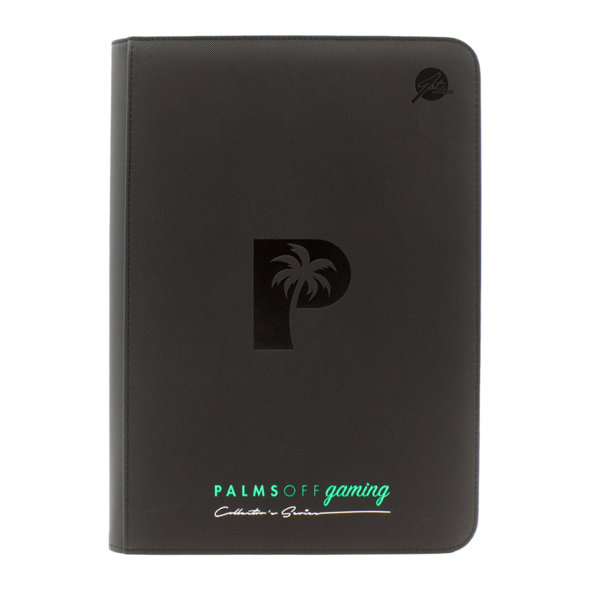 Collector's Series 9 Pocket Zip Trading Card Binder - Black - Palms Off Gaming