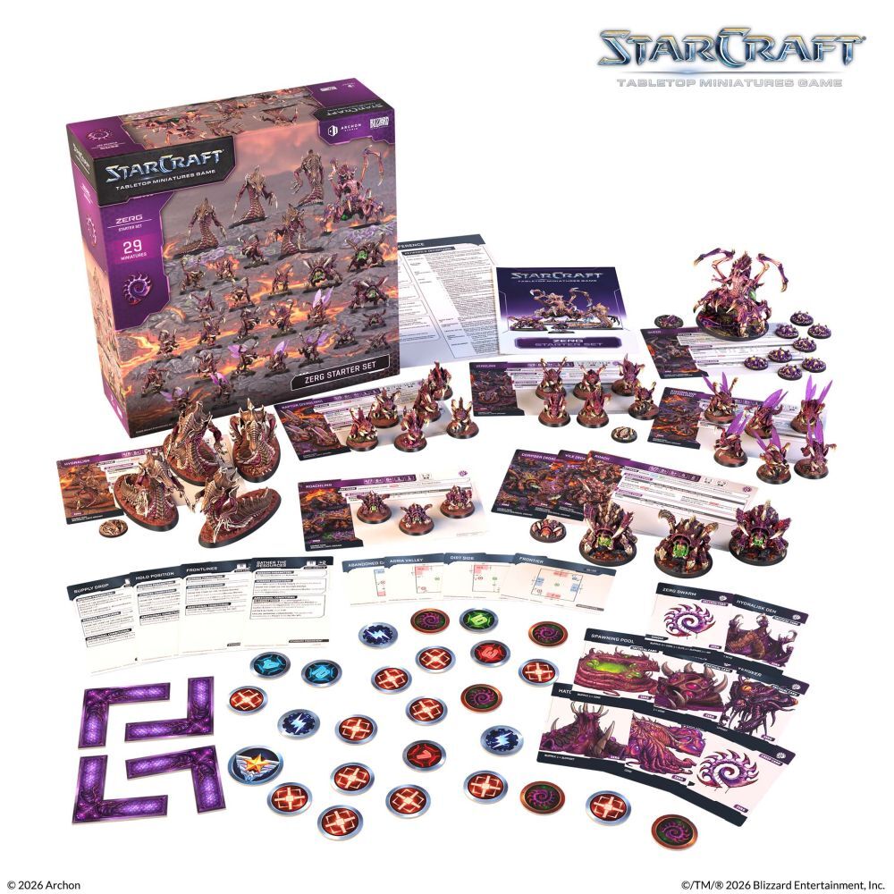Starcraft Miniatures Games: Zerg Starter Set