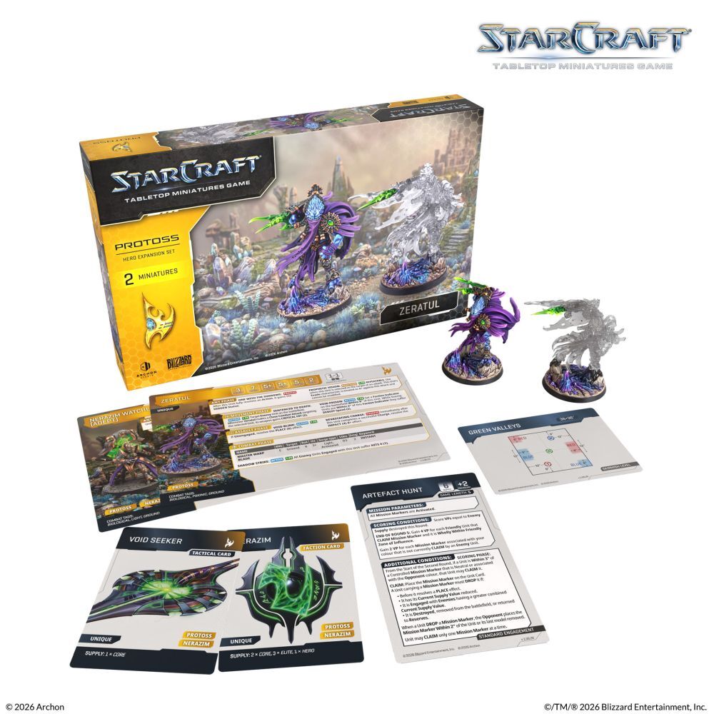 Starcraft Miniatures Games: Protoss - Zeratul - Hero Expansion Set